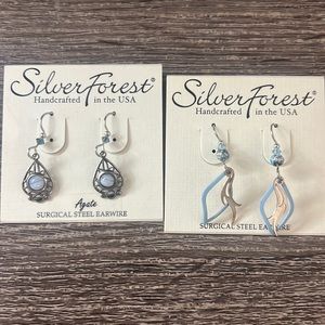 NEW EARRINGS BY SILVER FOREST